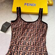 Fendi Brown Lycra Swimsuit  - 3