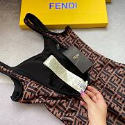 Fendi Brown Lycra Swimsuit  - 4