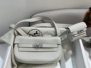 	 Hermes Kelly Moove Swift White Color - 17cm - 1