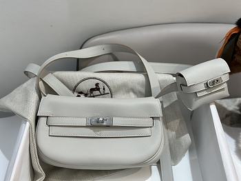 	 Hermes Kelly Moove Swift White Color - 17cm