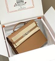 Hermes Kelly Depeche 34 Briefcase In Brown Calfskin - 2