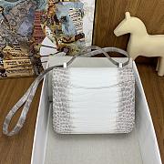 Hermes Constance Himalaya Crocodile Leather Silver Hardware - 24cm - 3