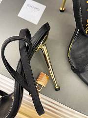 Tom Ford Padlock Black Heels - 10.5cm - 6