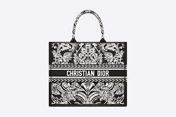 Dior Large Book Tote Calfskin Leather 