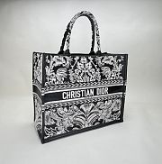 Dior Large Book Tote Calfskin Leather  - 3