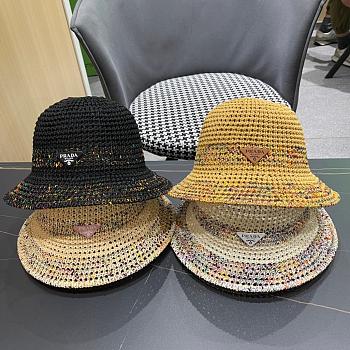 Prada Woven Bucket Hat