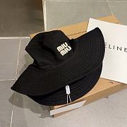 Miumiu Large Black Bucket Hat - 5