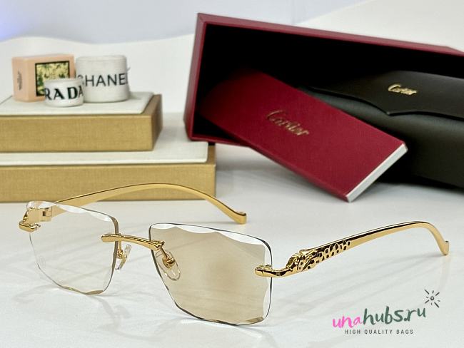 Cartier 2 Colored Glasses - 1