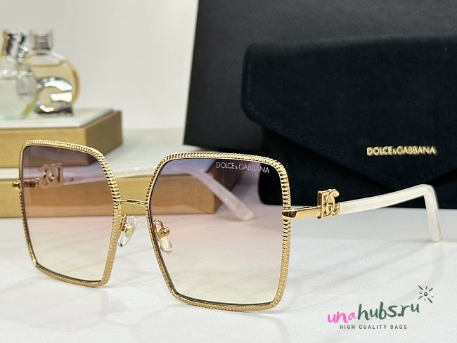 Dolce & Gabbana Eyewear oversized gradient sunglasses - 1