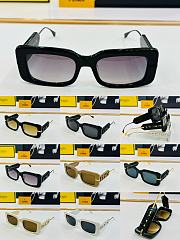 Fendi Fendigraphy Beige acetate sunglasses - 1
