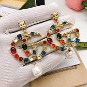 Gucci GG Colorful Studded Earrings - 3