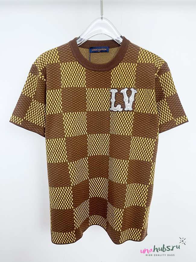 Louis Vuitton Cotton Brown T-Shirt - 1