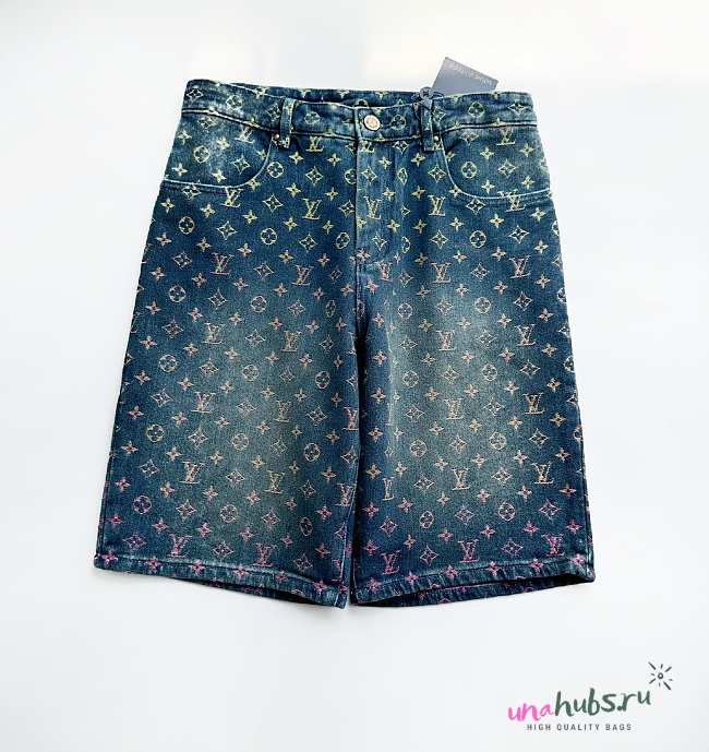 Louis Vuitton Denim Monogram Short - 1