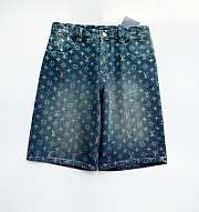 Louis Vuitton Denim Monogram Short - 1