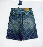 Louis Vuitton Denim Monogram Short - 4