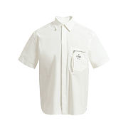 Fendi Short Sleeves Shirt In White - 1