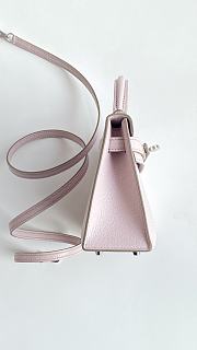 Hermes kelly mini bag IN PINK LEATHER - 20CM - 5