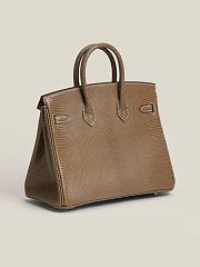 Hermes Lizard Birkin Brown 25cm Bag - 6