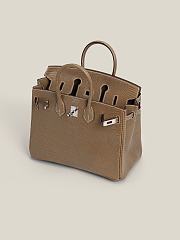 Hermes Lizard Birkin Brown 25cm Bag - 3