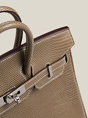 Hermes Lizard Birkin Brown 25cm Bag - 2