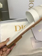 Dior Dway White Slides - 3