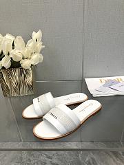 Dior Dway White Slides - 4