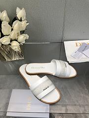 Dior Dway White Slides - 6