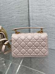 	 Dior Jolie Top Handle Bag In Pink - 22x8x14cm - 6