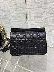 	 Dior Jolie Top Handle Bag In Black- 22x8x14cm - 3