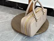 Miu Miu Arcadie Beige Leather Bag - 27x12x9cm - 6