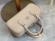 Miu Miu Arcadie Beige Leather Bag - 27x12x9cm - 5