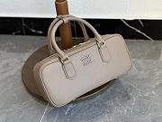 Miu Miu Arcadie Beige Leather Bag - 27x12x9cm - 4