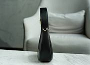 	 Miumiu Leather hobo bag black color - 27x12x9cm - 6