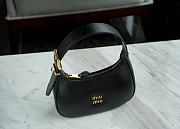 	 Miumiu Leather hobo bag black color - 27x12x9cm - 2