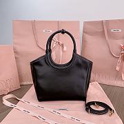 Miumiu Ivy Black Tote - 22x14x11cm - 4