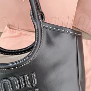 Miumiu Ivy Black Tote - 22x14x11cm - 2