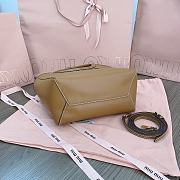 	 Miumiu Ivy Brown Tote - 22x14x11cm - 4