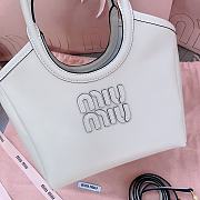 	 Miumiu Ivy White Tote - 22x14x11cm - 2