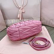 	 Miu Miu Wander Matelasse Nappa Leather pink Hobo Bag - 20x17x6cm - 4