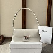 CELINE MEDIUM LOLA BAG IN SHINY CALFSKIN BLANC DE BLANC - 28x12×5cm - 1