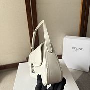 CELINE MEDIUM LOLA BAG IN SHINY CALFSKIN BLANC DE BLANC - 28x12×5cm - 6