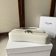 CELINE MEDIUM LOLA BAG IN SHINY CALFSKIN BLANC DE BLANC - 28x12×5cm - 2