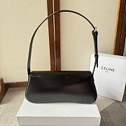 CELINE MEDIUM LOLA BAG IN SHINY CALFSKIN BLACK - 28x12×5cm - 6