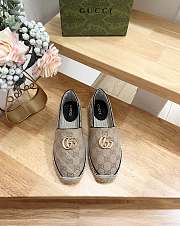 Gucci GG matelassé canvas espadrille loafers - 1