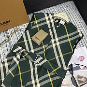 Burberry Checked Wood Green Jumpsuit - 6