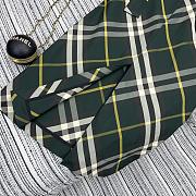 Burberry Checked Wood Green Jumpsuit - 4