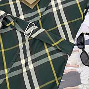 Burberry Checked Wood Green Jumpsuit - 3