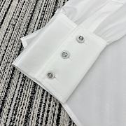 Gucci White With Black Ribbon Shirt - 4