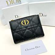 Dior Caro Dahlia Wallet - 11.5 x 9 x 2 cm - 1