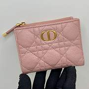 Dior Caro Dahlia Wallet - 11.5 x 9 x 2 cm - 3